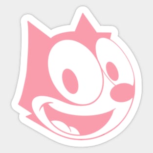 Pink Cat Sticker